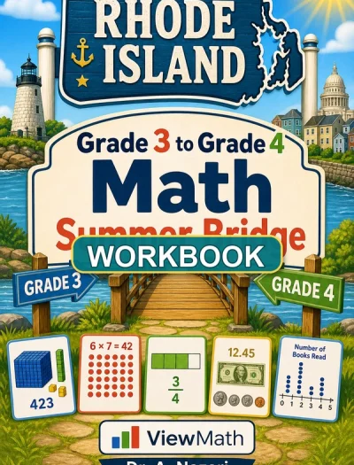 Rhode Island RICAS Grade 3 Math Summer Bridge Workbook