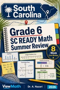 South Carolina SC READY Grade 6 Math Summer Review