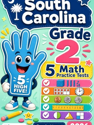 5 Full-Length South Carolina Grade 2 Math Practice Tests
