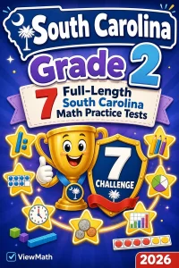 7 Full-Length South Carolina Grade 2 Math Practice Tests