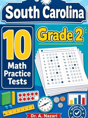 10 Full-Length South Carolina Grade 2 Math Practice Tests