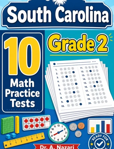 10 Full-Length South Carolina Grade 2 Math Practice Tests