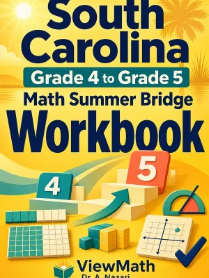 South Carolina SC READY Grade 4 Math Summer Bridge Workbook