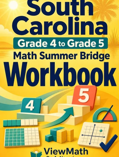 South Carolina SC READY Grade 4 Math Summer Bridge Workbook