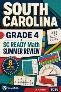 South Carolina SC READY Grade 4 Math Summer Review