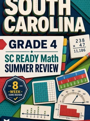 South Carolina SC READY Grade 4 Math Summer Review