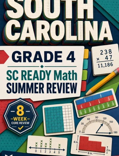 South Carolina SC READY Grade 4 Math Summer Review