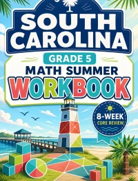 South Carolina SC READY Grade 5 Math Summer Review Workbook