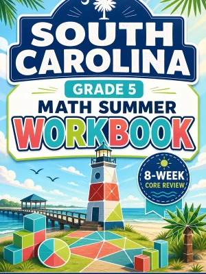 South Carolina SC READY Grade 5 Math Summer Review Workbook