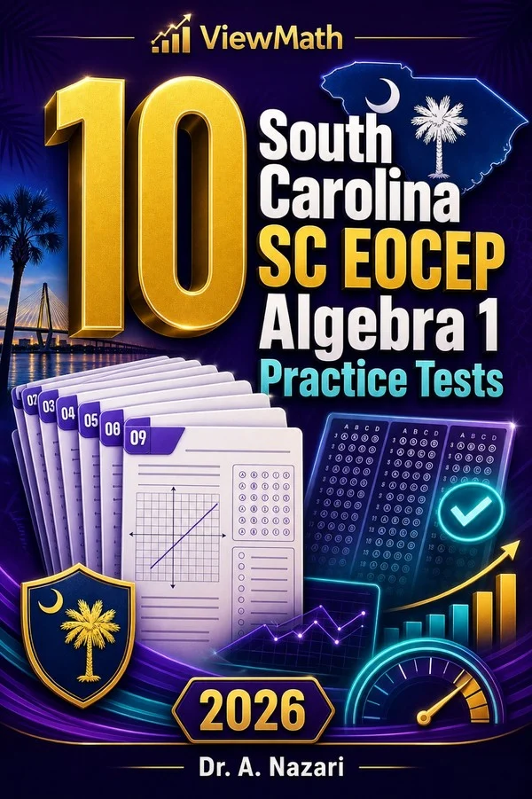 10 South Carolina SC EOCEP Algebra 1 Practice Tests