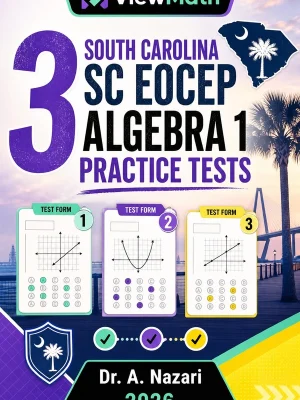 3 South Carolina SC EOCEP Algebra 1 Practice Tests