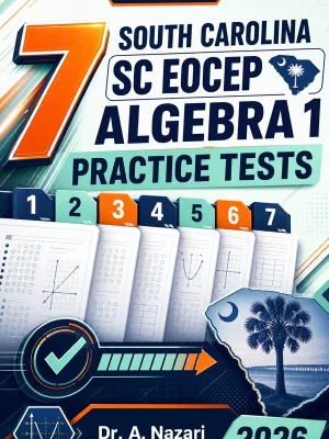 7 South Carolina SC EOCEP Algebra 1 Practice Tests