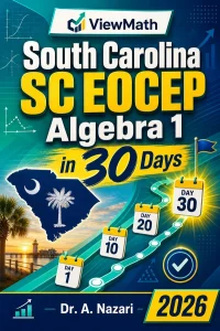 South Carolina SC EOCEP Algebra 1 Math in 30 Days