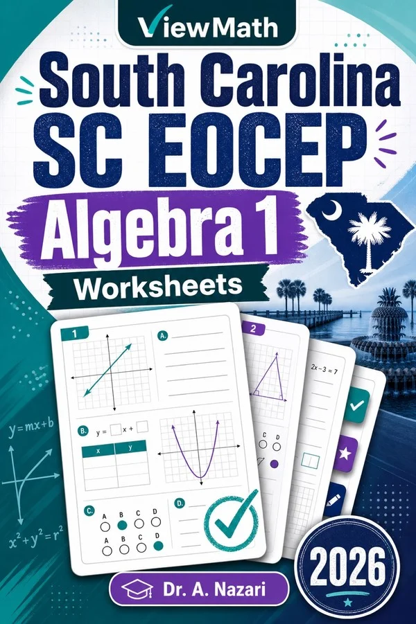 South Carolina SC EOCEP Algebra 1 Worksheets