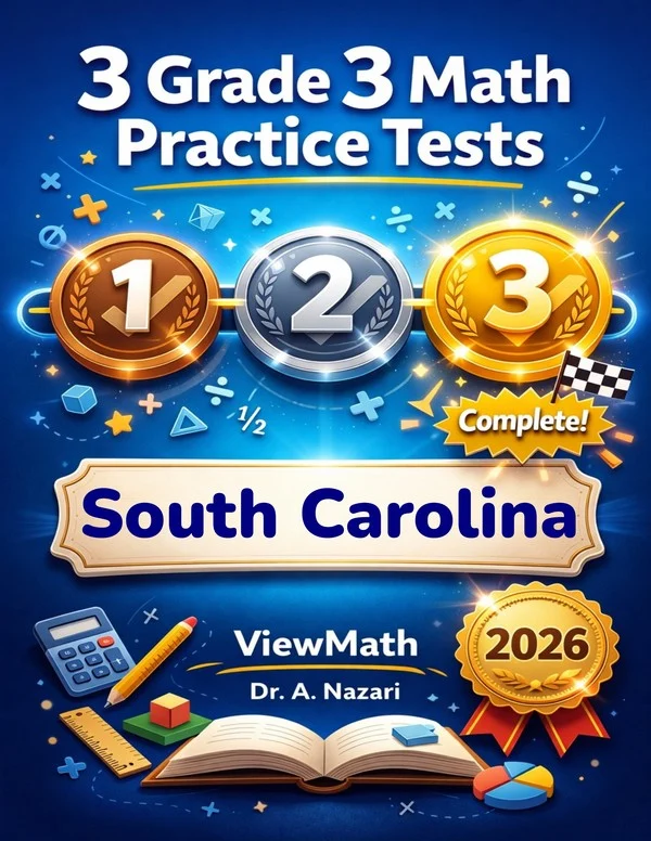 3 South Carolina SC READY Grade 3 Math Practice Tests