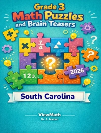 South Carolina SC READY Grade 3 Math Puzzles and Brain Teasers