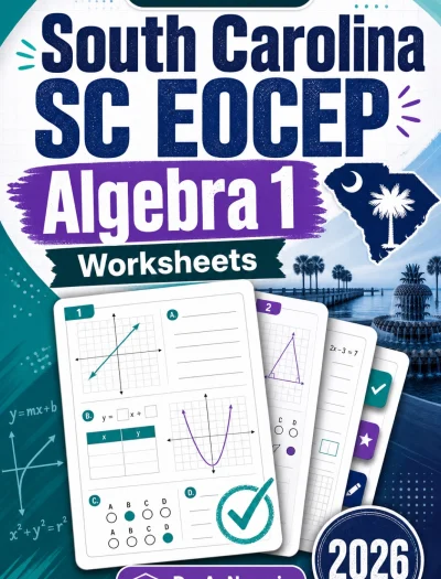 South Carolina SC EOCEP Algebra 1 Worksheets