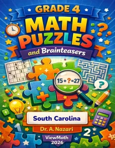 South Carolina SC READY Grade 4 Math Puzzles and Brain Teasers