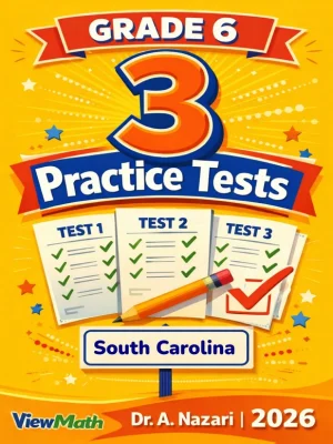 3 South Carolina SC READY Grade 6 Math Practice Tests