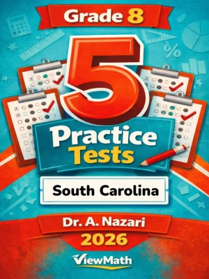 5 Full-Length South Carolina SC READY Grade 8 Math Practice Tests