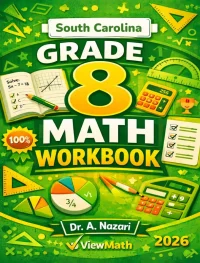 South Carolina SC READY Grade 8 Math Workbook