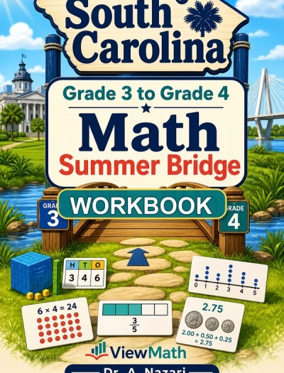 South Carolina SC READY Grade 3 Math Summer Bridge Workbook