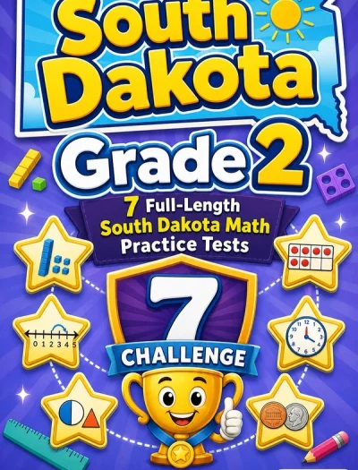 7 Full-Length South Dakota Grade 2 Math Practice Tests
