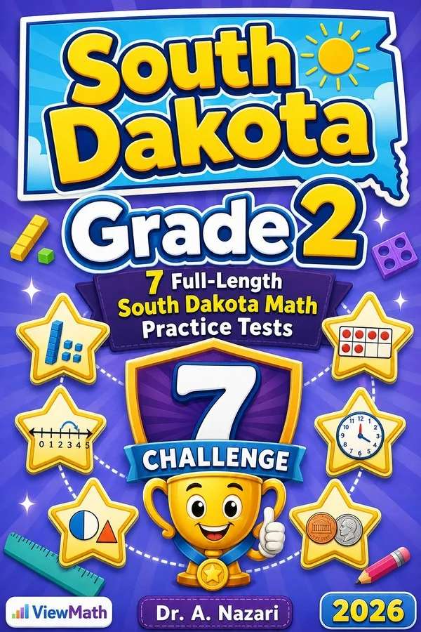 7 Full-Length South Dakota Grade 2 Math Practice Tests