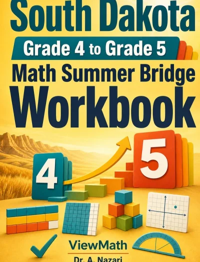 South Dakota SBA Grade 4 Math Summer Bridge Workbook