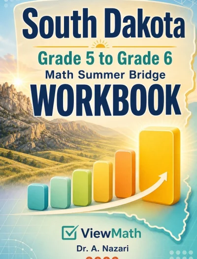 South Dakota SBA Grade 5 Math Summer Bridge Workbook