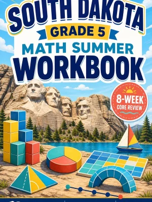 South Dakota SBA Grade 5 Math Summer Review Workbook