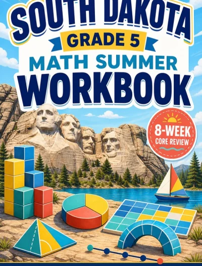 South Dakota SBA Grade 5 Math Summer Review Workbook