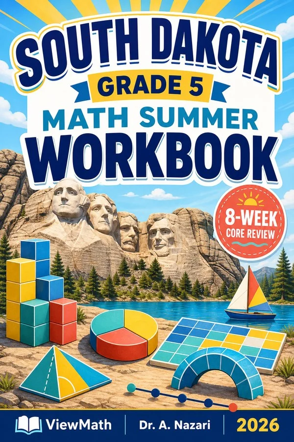 South Dakota SBA Grade 5 Math Summer Review Workbook