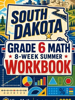 South Dakota SBA Grade 6 Math Summer Review Workbook