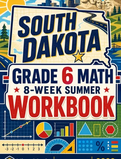 South Dakota SBA Grade 6 Math Summer Review Workbook