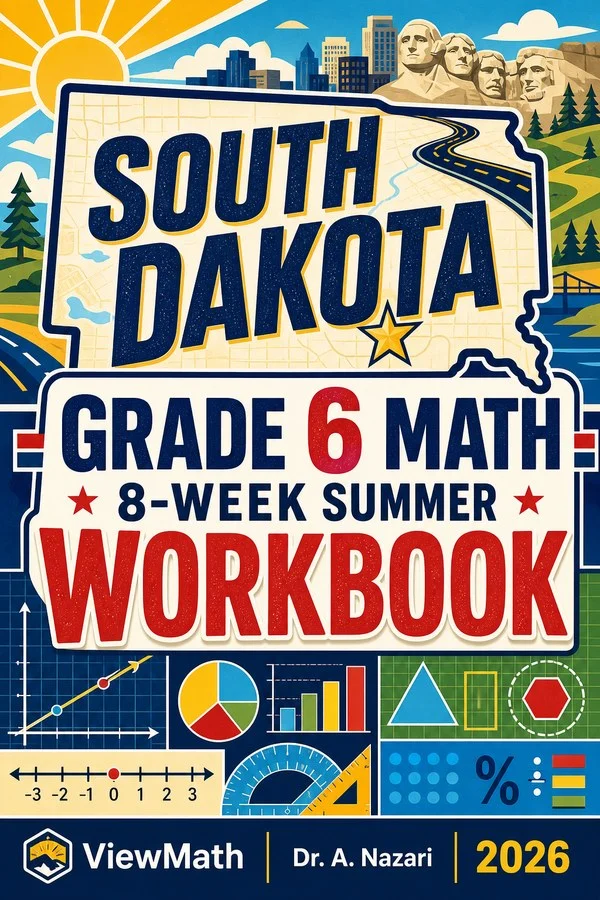 South Dakota SBA Grade 6 Math Summer Review Workbook