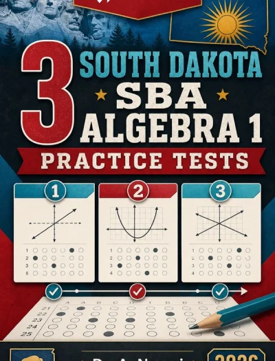 3 South Dakota SBA Algebra 1 Math Practice Tests