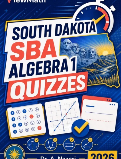 South Dakota SBA Algebra 1 Math Quizzes