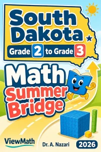 South Dakota Grade 2 to Grade 3 Math Summer Bridge