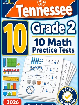 10 Full-Length Tennessee Grade 2 Math Practice Tests