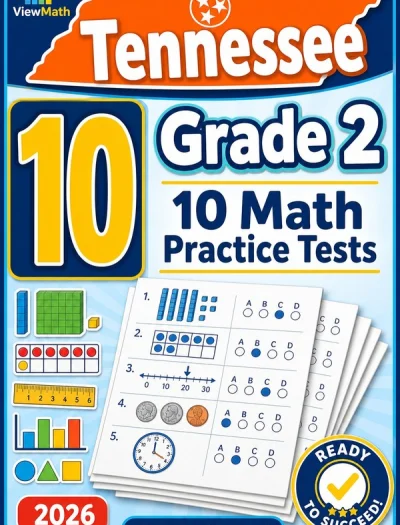 10 Full-Length Tennessee Grade 2 Math Practice Tests