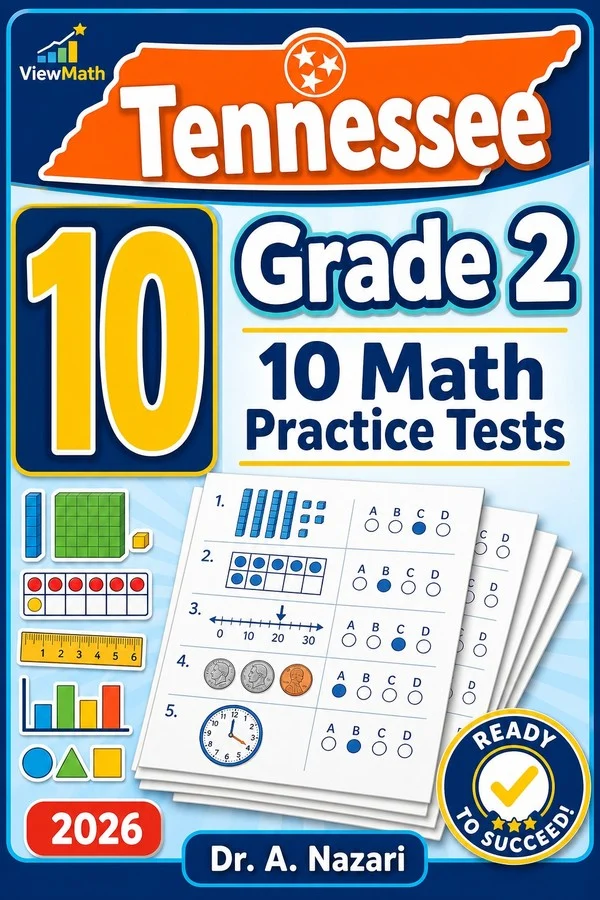 10 Full-Length Tennessee Grade 2 Math Practice Tests