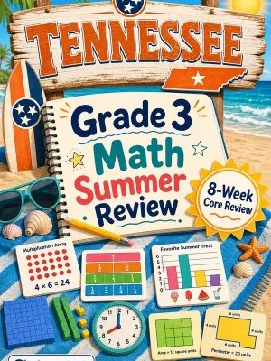 Tennessee TCAP Grade 3 Math Summer Review