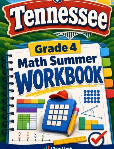 Tennessee TCAP Grade 4 Math Summer Review Workbook