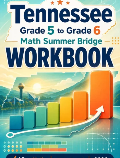 Tennessee TCAP Grade 5 Math Summer Bridge Workbook