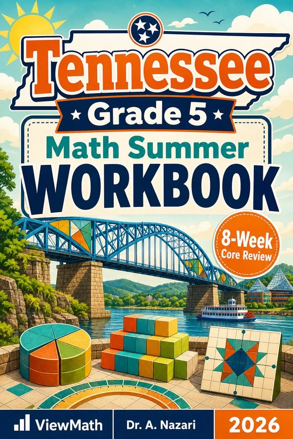 Tennessee TCAP Grade 5 Math Summer Review Workbook