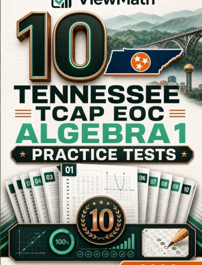10 Tennessee TCAP EOC Algebra 1 Math Practice Tests