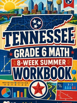 Tennessee TCAP Grade 6 Math Summer Review Workbook