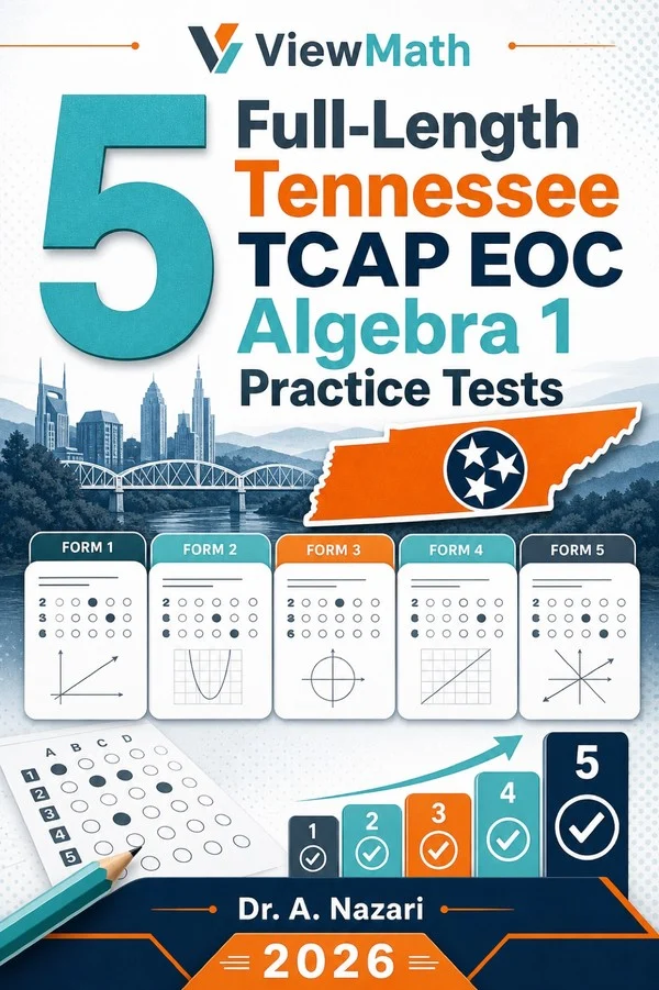 5 Full-Length Tennessee TCAP EOC Algebra 1 Practice Tests