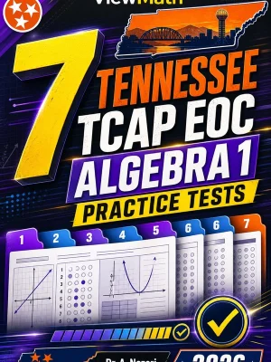 7 Tennessee TCAP EOC Algebra 1 Practice Tests